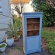 19th century glass cabinet with 1 door
