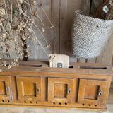 Block of old mailboxes