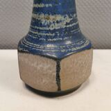 Beautiful ceramic table lamp in Grey/Blue glaze, made by Michael Andersen Denmark ( The 3 Fishes)