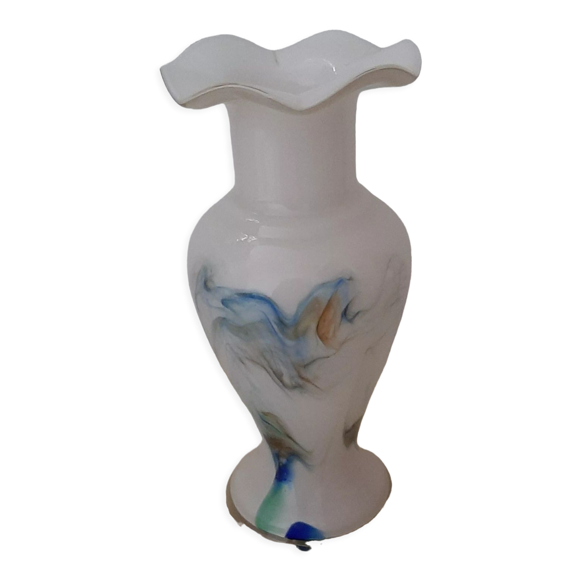 Blown glass vase