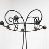 Portemanteau en fer forgé Italie années 1980