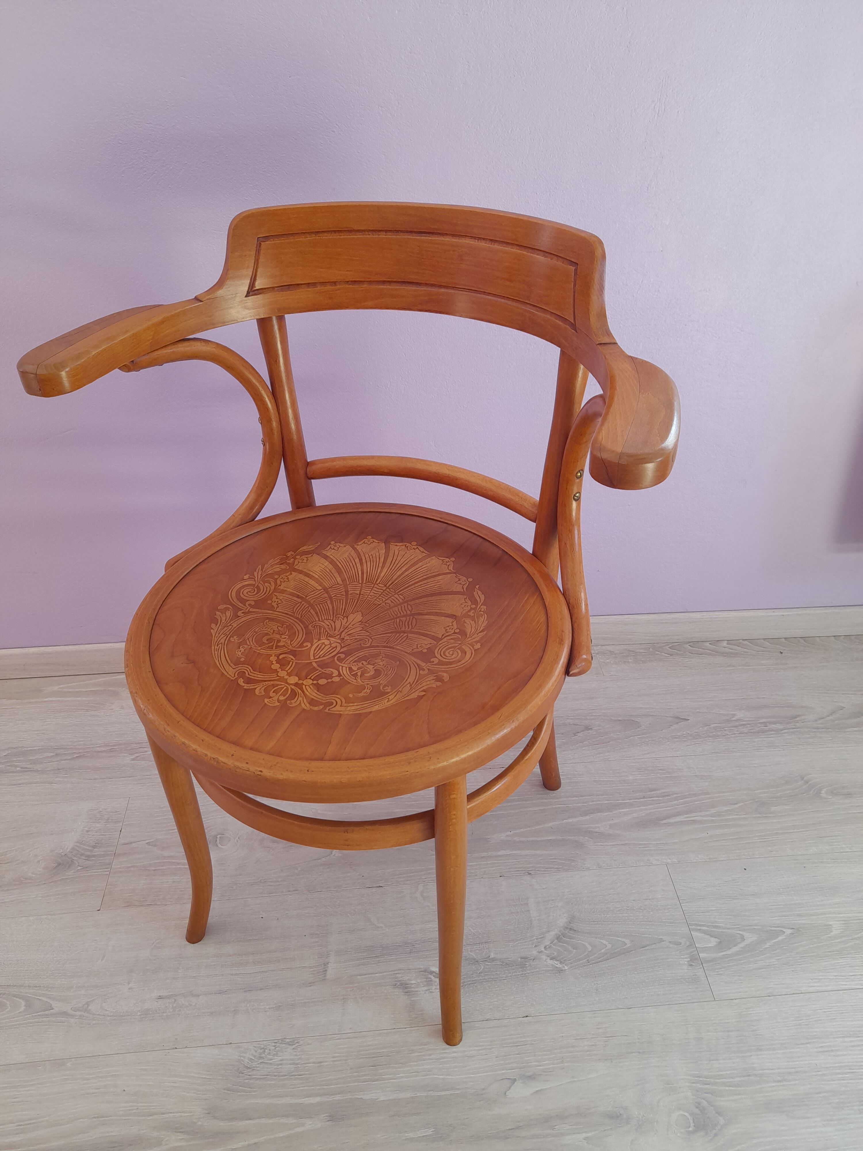 Bentwood office chair