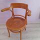 Fauteuil de bureau en bois courbé