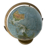 Globe world map 1960s
