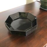 Set of 6 Octime soup plates by Arcoroc