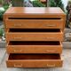 Vintage compass feet dresser