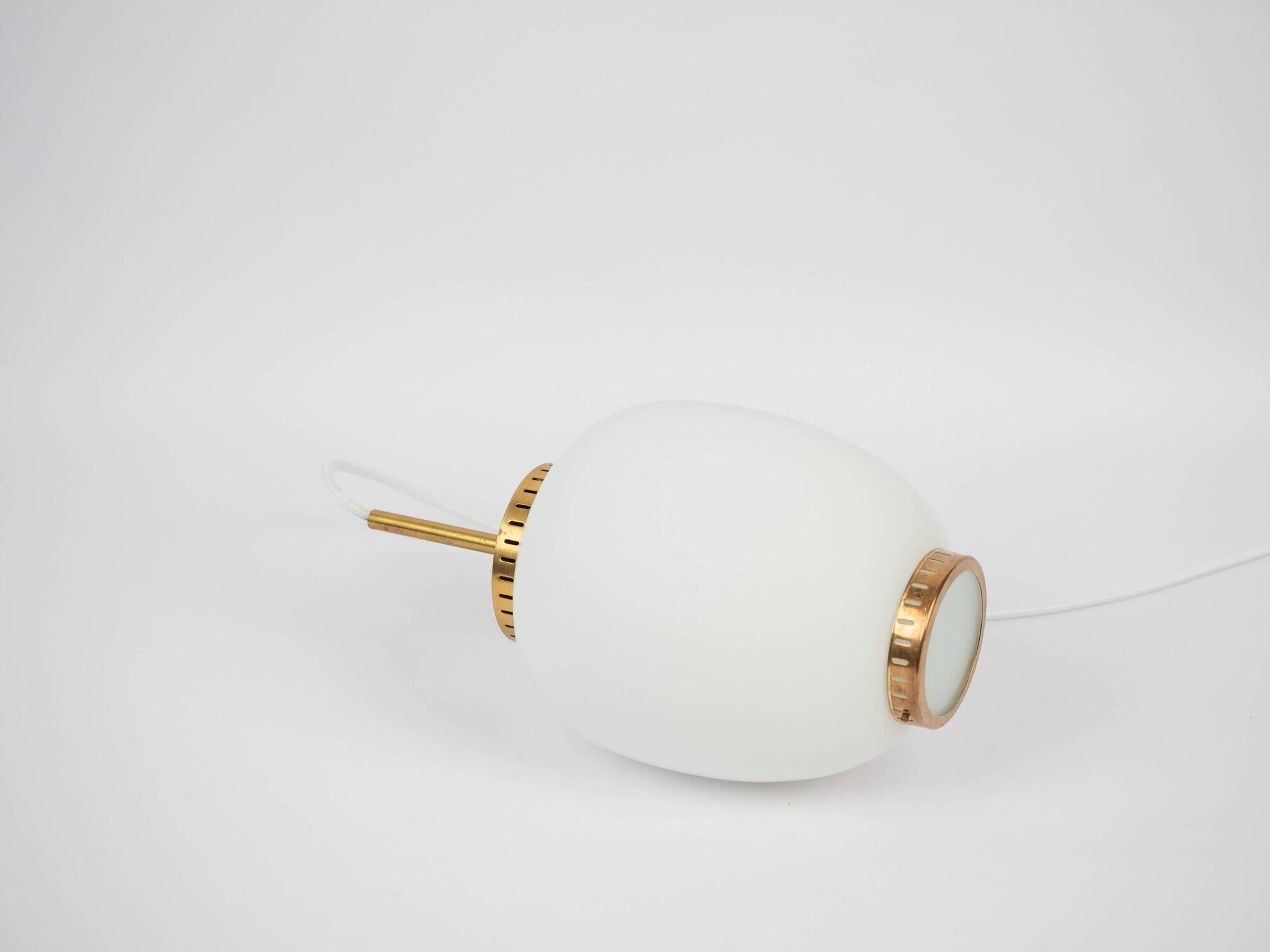 Suspension vintage danoise Kina par Bent Karlby, Lyfa, 1946