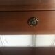 Console demi lune en merisier