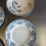 14 mismatched flat plates Terre de fer