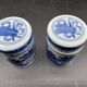 Elegant table set, Chinese porcelain, blue and white, condiments.