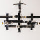Metric chandelier by Gaetano Sciolari, Italy, 1970s