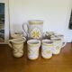 Vintage Italian ceramic orangeade service
