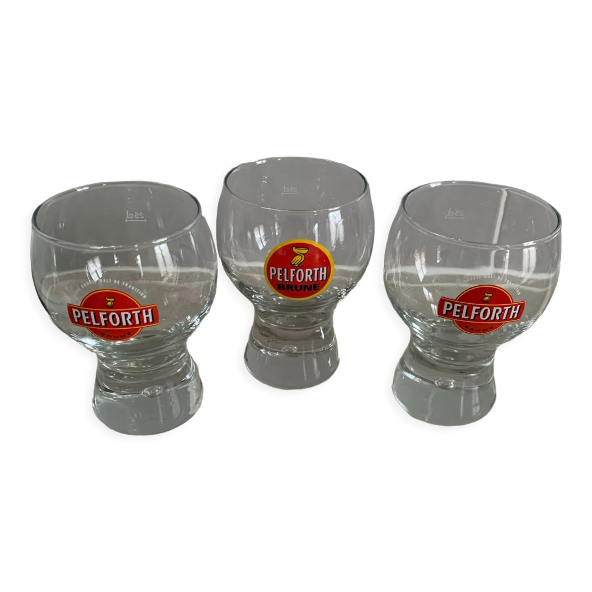 Pelforth beer glasses