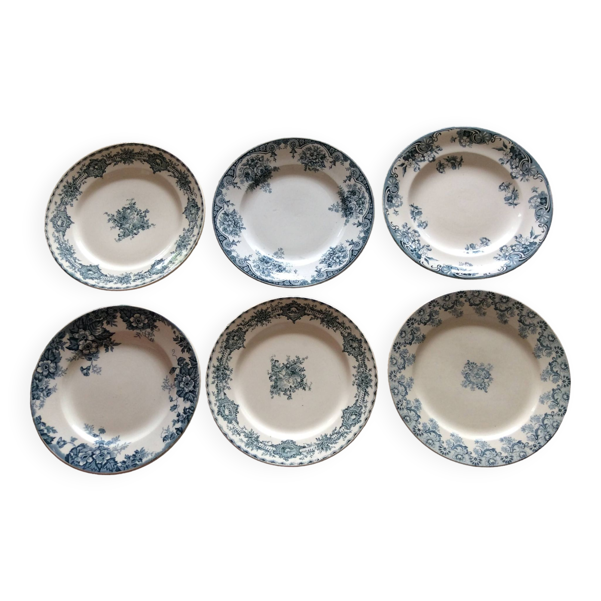 6 Terre de Fer flat plates