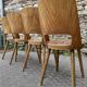 Set of 4 Baumann bistro chairs Mondor model