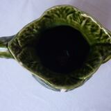 Pitcher dabbling cabbage leaf