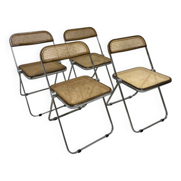 4 chaises Plia par Giancarlo Piretti