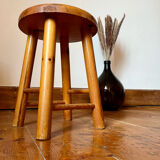 Vintage pine stool