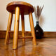 Vintage pine stool