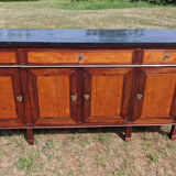 Enfilade early nineteenth fossilized marble top