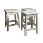 Vintage wooden 3 stools