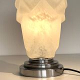 Clichy glass skyscraper table lamp