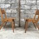 Series of 11 chairs 1950/1960