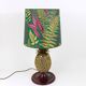 Hollywood Regency pineapple table lamp in brass by Mauro Manetti, Italy, 1970s.