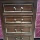 Chiffonier or semainier Louis XVI style, 6 drawers and white marble