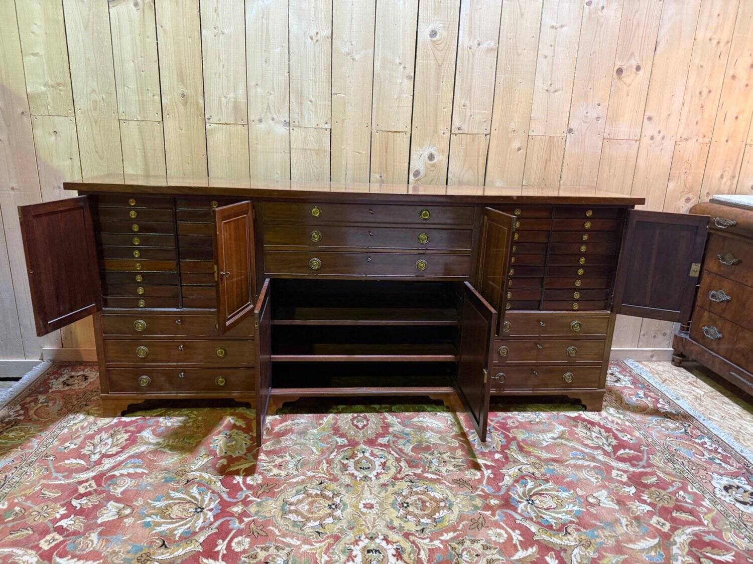 Enfilade anglaise époque XIXe siècle – Acajou massif – Style Géorgien