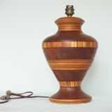Wooden lamp base