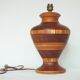 Wooden lamp base