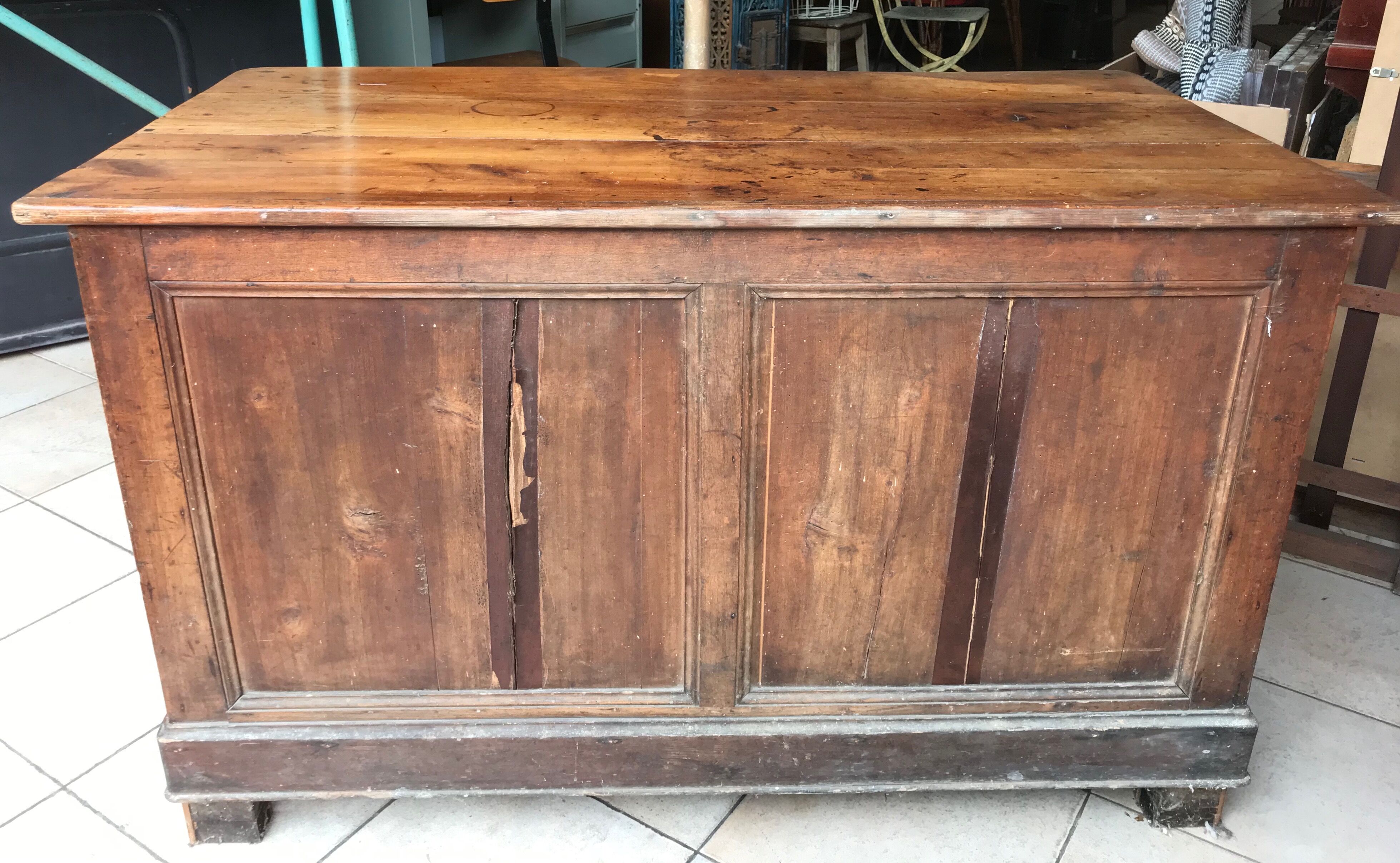Bureau en bois vintage années 1960