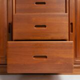 Danish teak Dyrlund sideboard with drawers and doors