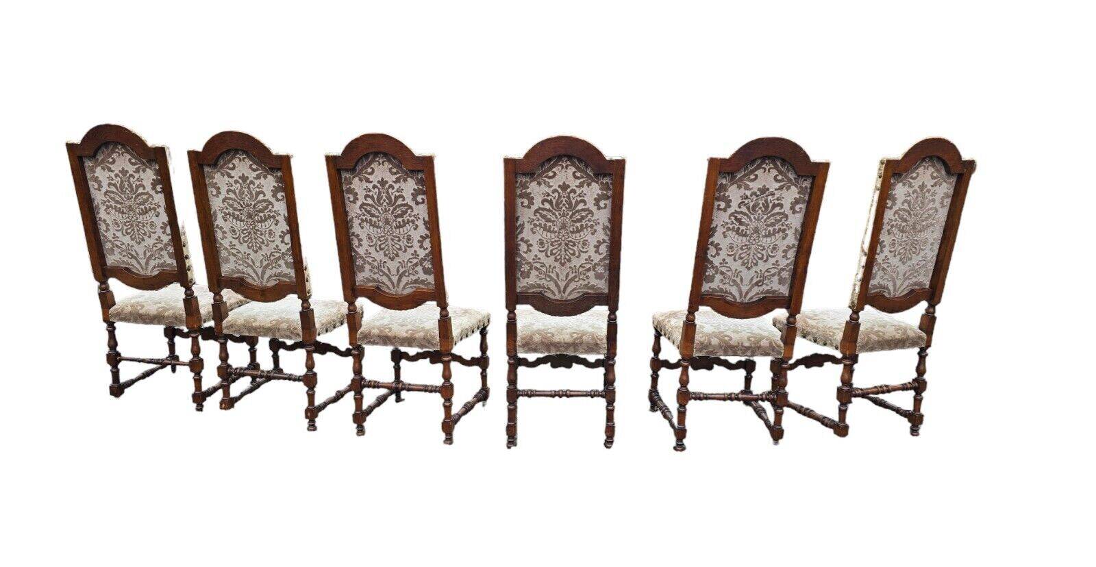 chaises à hauts dossiers x 6