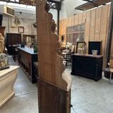 Corner cabinet in oak, late 19th century.