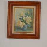 Oil on canvas Bouquet of roses