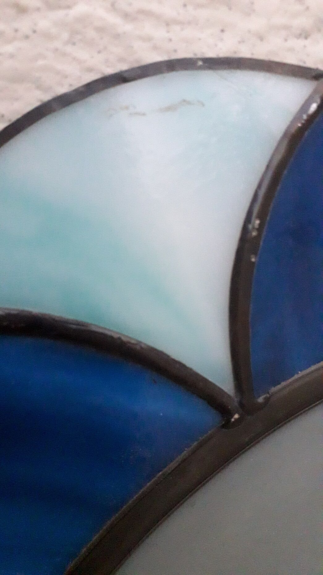 Stained glass mirror