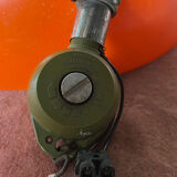 Orange globe pendant lamp 80s