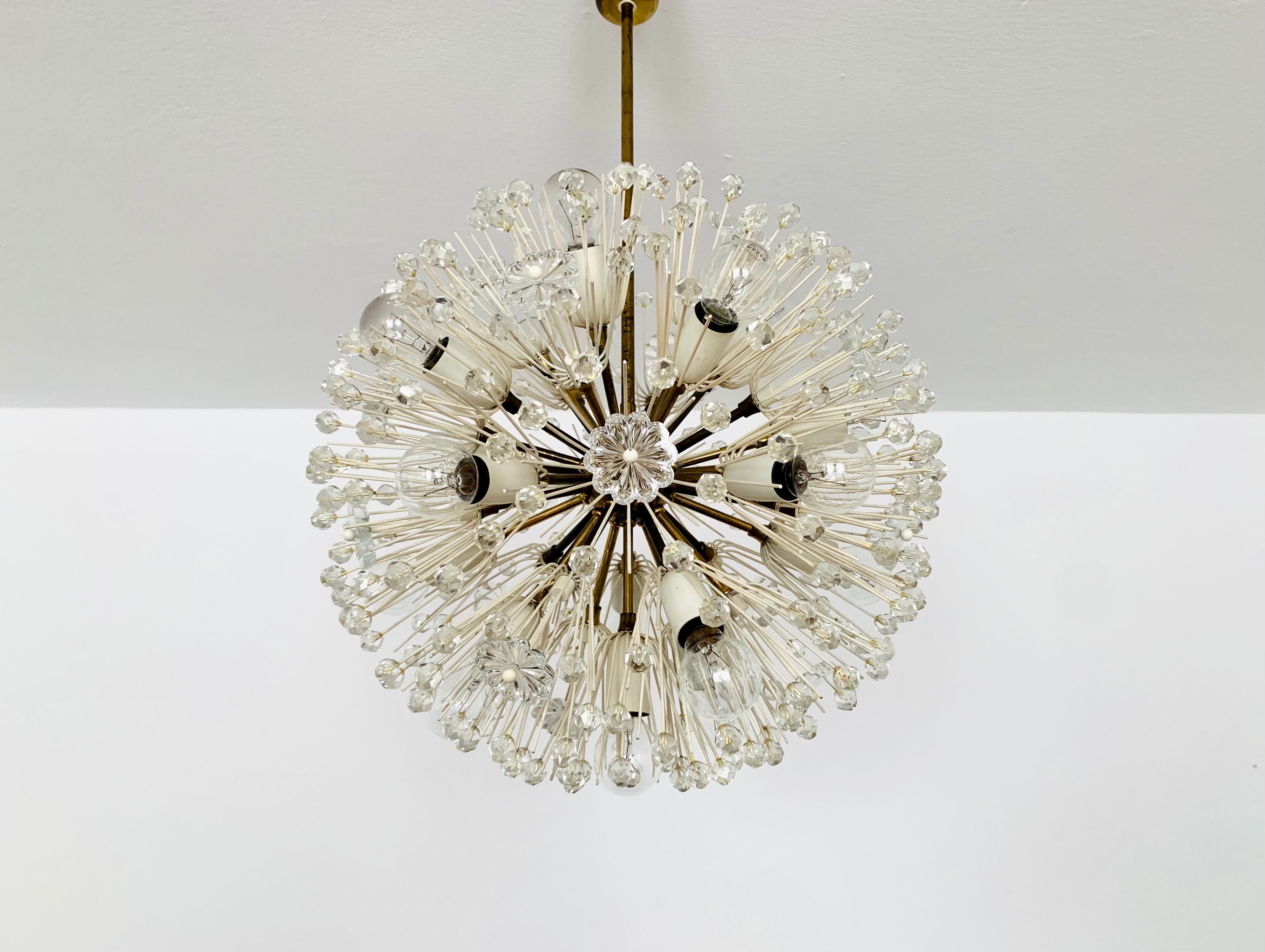 Dandelion Chandelier par Emil Stejnar pour Rupert Nikoll