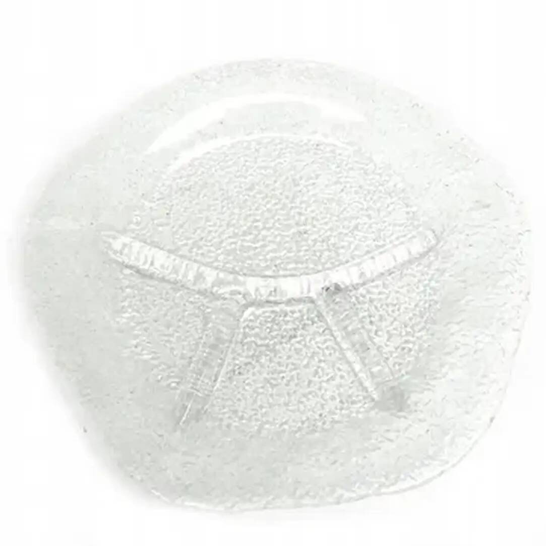 Appetizer platter, modernism, glass, design by J. Drost, Ząbkowice, Poland, 1970s