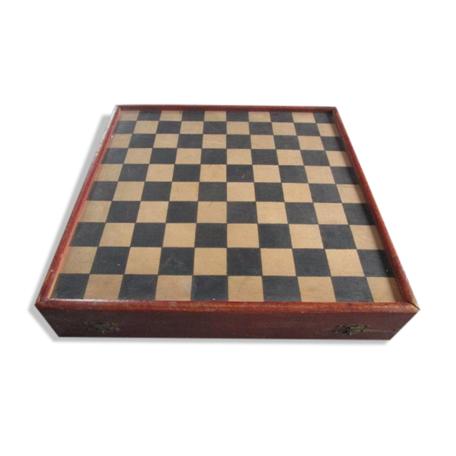 Old wooden game box