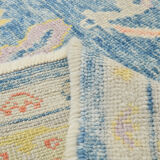 6x8 Light Blue Modern Oushak Rug, 179x246Cm