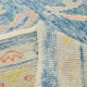 Tapis Oushak moderne bleu clair 6x8, 179x246cm