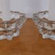 2 vintage crystal candle holders from Reims, France
