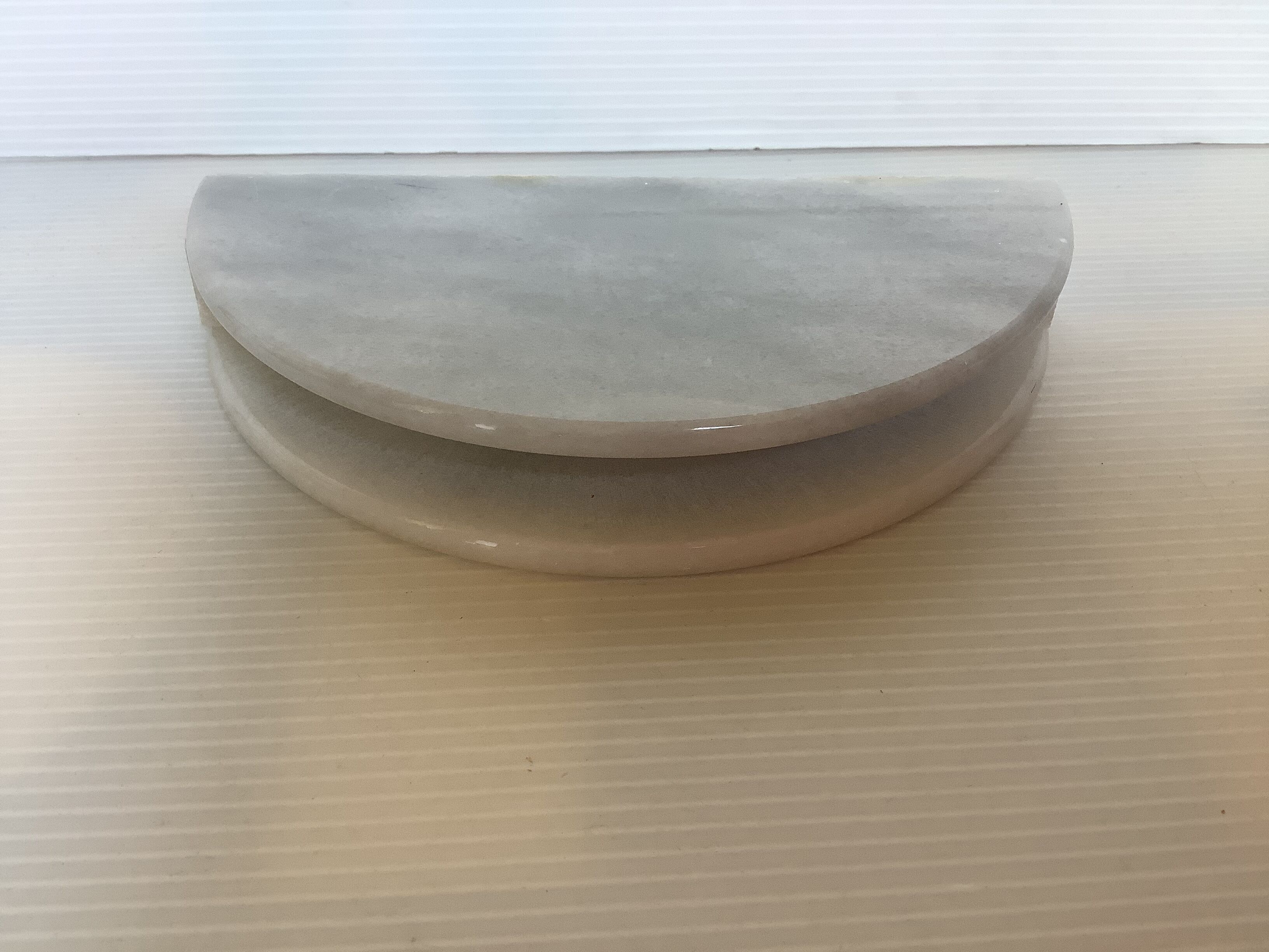 White grey marble mail rack