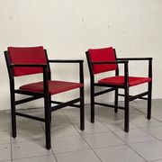 Armchairs with armrests, 1960s, set of 2