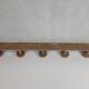Coat rack with 5 hooks