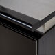 Steel and oak 70's enfilade by ludovico acerbis