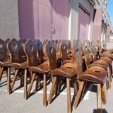 Set of 48 mountain chairs 1950